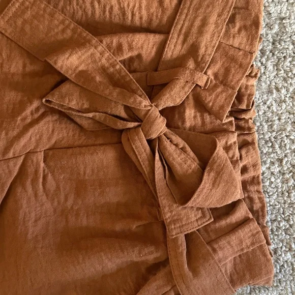 A New Day Paper Bag Waist Shorts Size XS - Picture 3 of 7